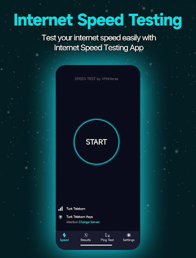 Internet Speed Test - VPNVerse Screenshot 1 