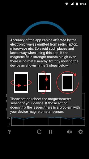 Metal Detector - EMF, Body scanner Screenshot 2