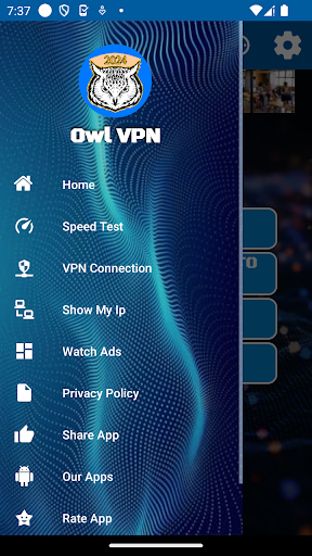 Owl VPN Fast Secure Proxy Net Screenshot 1 