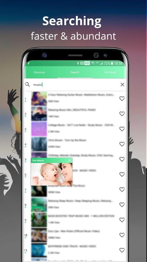 One Music - Floating Music Video Player for Free Screenshot 3 