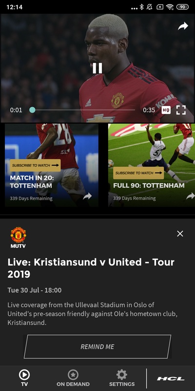 MUTV – Manchester United TV Screenshot 3