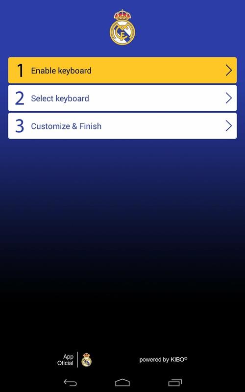 Real Madrid Official Keyboard Screenshot 4