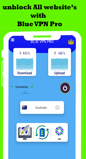 Blue VPN Pro - Turbo Speedy Screenshot 3