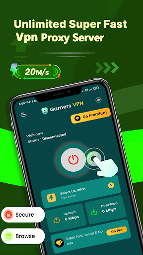 Gamers VPN: Low Ping Gaming Screenshot 3 