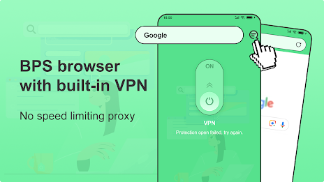 BPS Browser + Proxy VPN Screenshot 1 