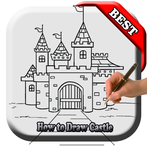 How to Draw Castle - Easy Drawing Screenshot 1 