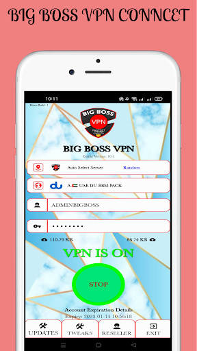 BIG BOSS VPN Screenshot 1 