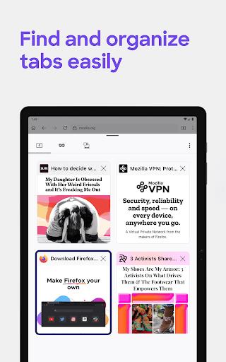 Firefox Browser for Android Screenshot 3