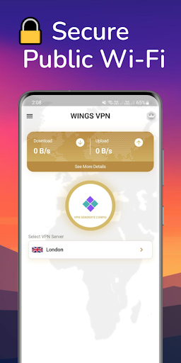 WingsVPN: VPN Fast & Secure Screenshot 4