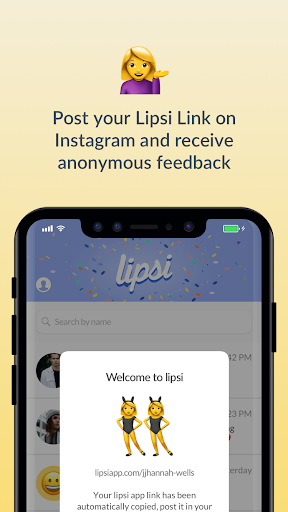 Lipsi - Anonymous messaging Screenshot 3 