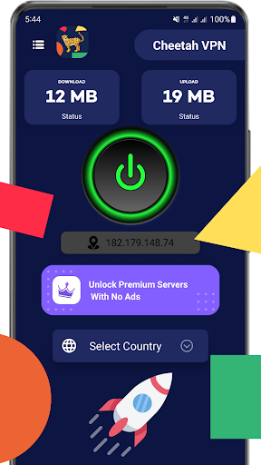 Cheetah VPN | Lite and Fast Screenshot 2