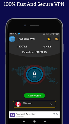 Fast Click VPN - Secure VPN Screenshot 1