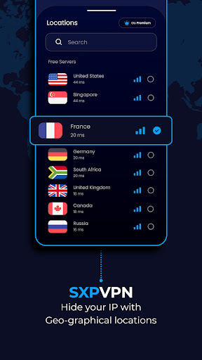 SXP VPN – Secure & Fast Proxy Screenshot 2 