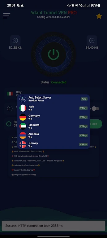 Adapt Tunnel VPN Pro Screenshot 2