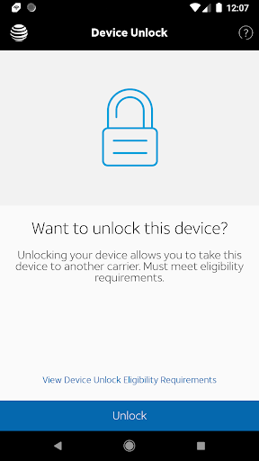 AT&T Device Unlock Screenshot 1 