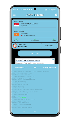 J7 Vpn Reloaded Screenshot 4 