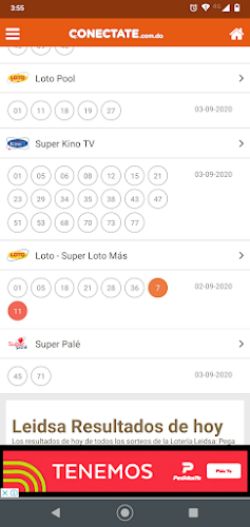 Conectate Loterías Screenshot 2