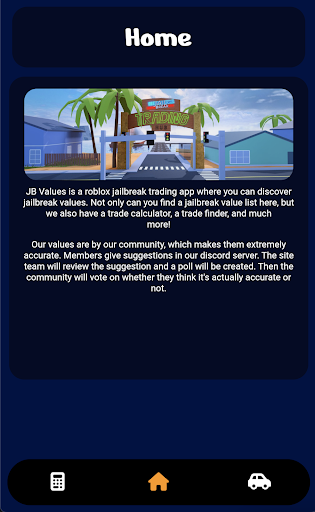 JB Values Screenshot 1