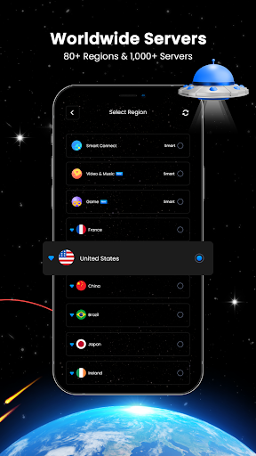 Planetary VPN - Data Saver Screenshot 3 