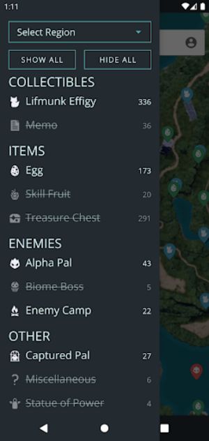 MapGenie: Palworld Map Screenshot 3 