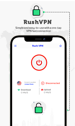 Rush VPN - Secure and Fast VPN Screenshot 3