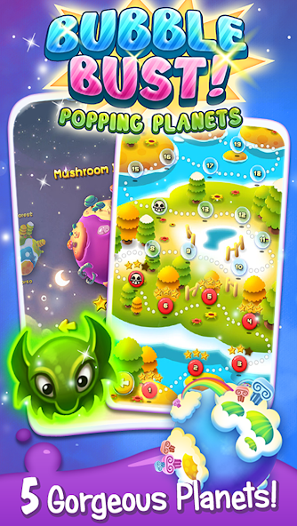 Bubble Bust! - Popping Planets Mod Screenshot 3