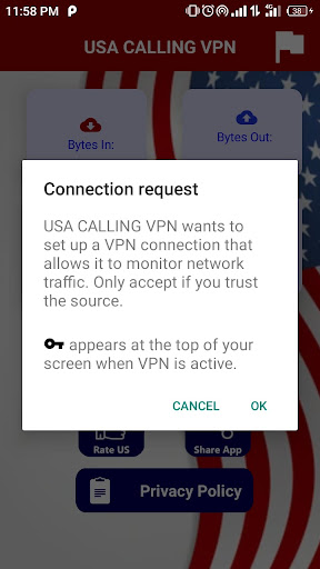 USA CALLING VPN | USA VPN Screenshot 2 