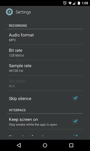 AudioField: MP3 Voice Recorder Screenshot 1 