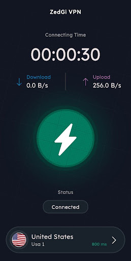 ZedGi vpn - secure connections Screenshot 1 