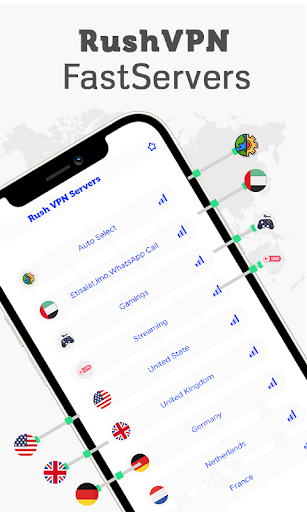 Rush VPN - Secure and Fast VPN Screenshot 2 