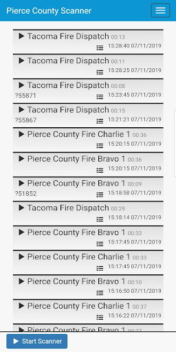 Pierce County Scanner Screenshot 1 