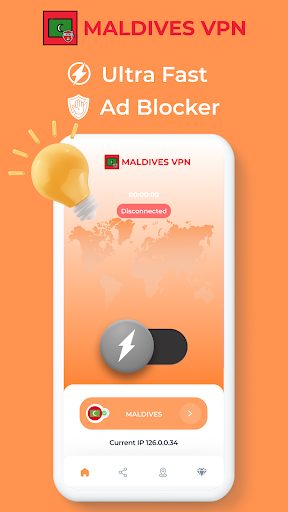 Maldives VPN - Private Proxy Screenshot 2 