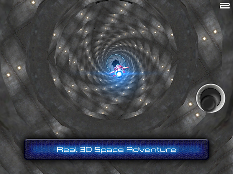 Tunnel Trouble 3D - Space Jet Mod Screenshot 3 