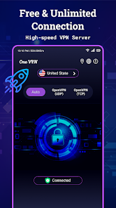 One VPN:  Fast & Secure Proxy Screenshot 2 