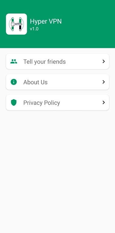 Hyper VPN - Green Connection Screenshot 3