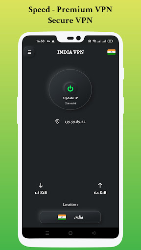 INDIA VPN : Secure VPN Proxy Screenshot 2 