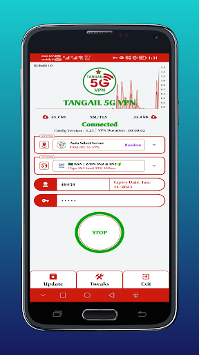 TANGAIL 5G VPN Screenshot 2 