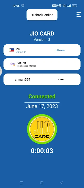 JIO CARD vpn Screenshot 3 