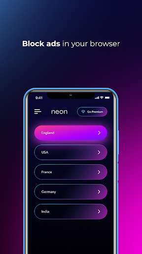 Super VPN Neon Screenshot 3 