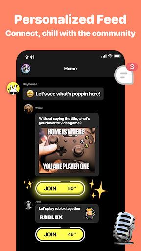 Playhouse: Voice Chat & Match Screenshot 1 