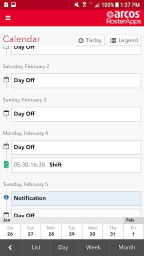 ARCOS RosterApps Mobile Screenshot 3
