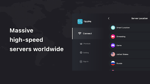 TikVPN-TV - Fast & Safe Proxy Screenshot 2