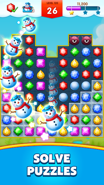 Jewels Legend - Match 3 Puzzle Mod Screenshot 2 