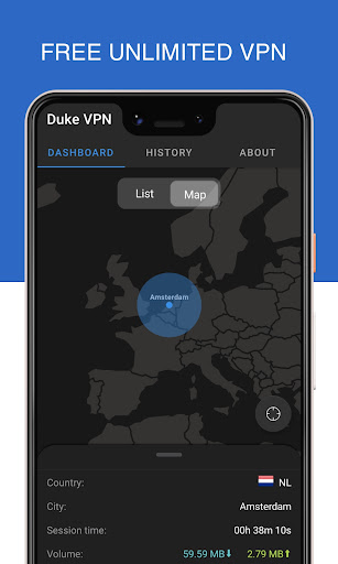 Duke VPN - Private Fast VPN Screenshot 1 