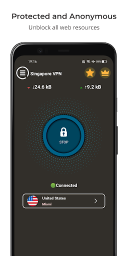 Singapore VPN - Fast GamingVPN Screenshot 2