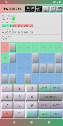 Floating Point Calculator IEEE Screenshot 1 