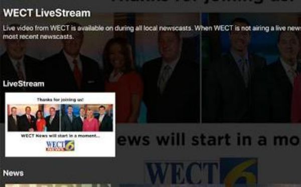 WECT 6 Local News Screenshot 2