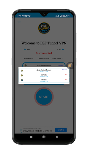 FSF Tunnel Super Fastest Vpn Screenshot 1 