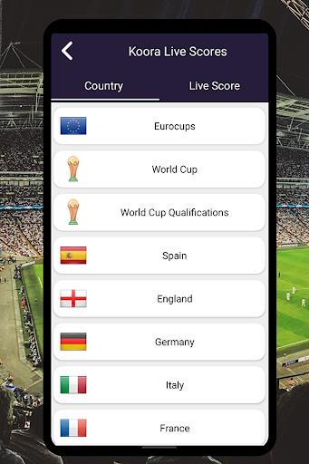 Koora live Scores Screenshot 2