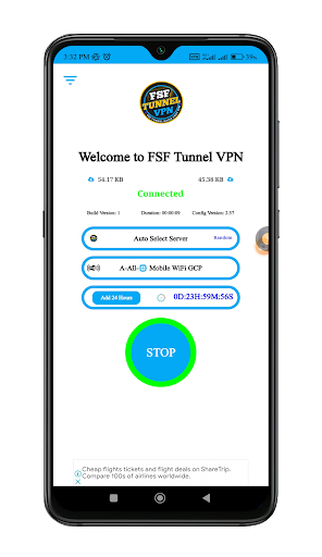 FSF Tunnel Super Fastest Vpn Screenshot 2 